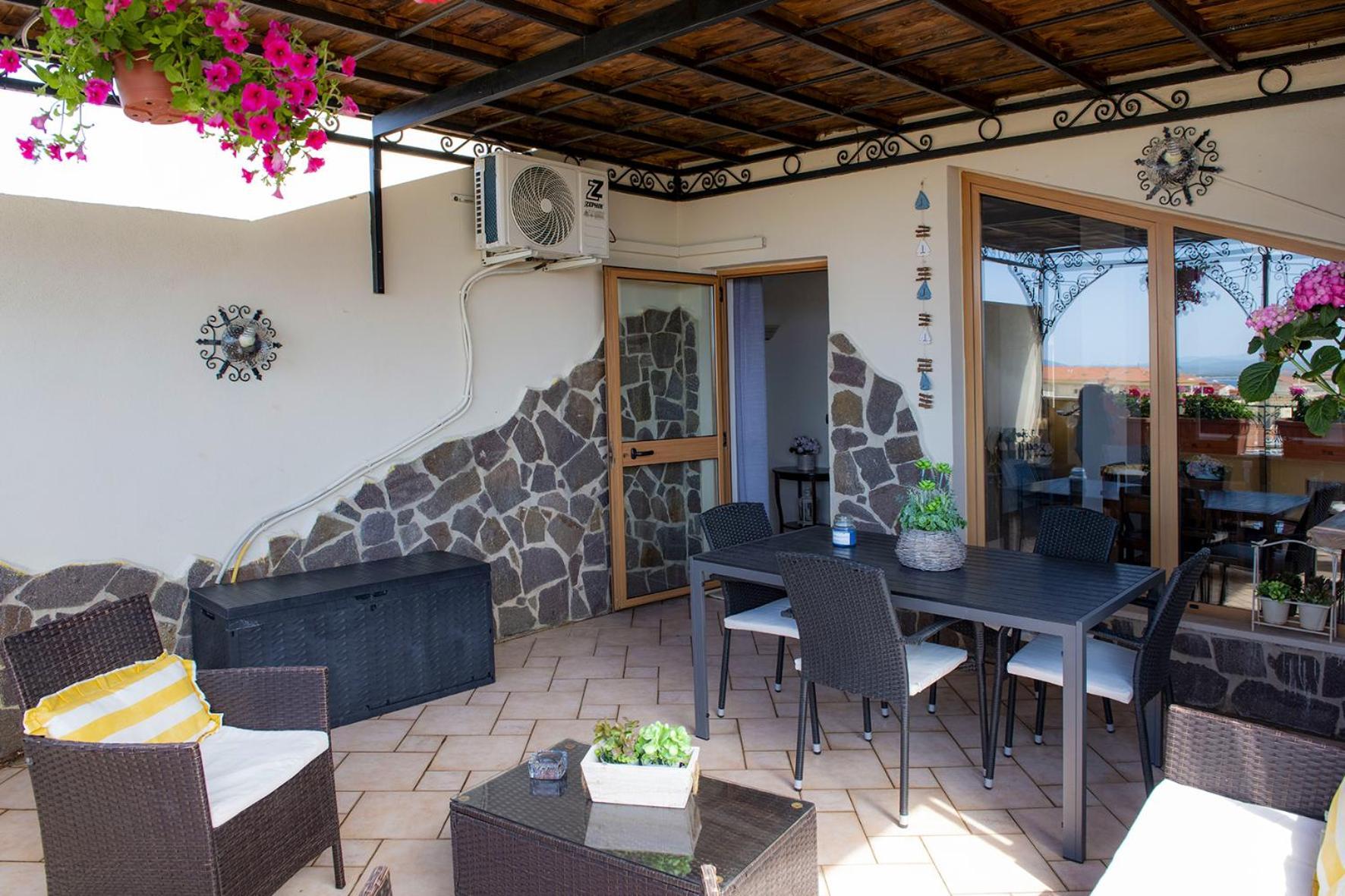 Casa I Gerani Vista Mare Apartman Alghero Kültér fotó